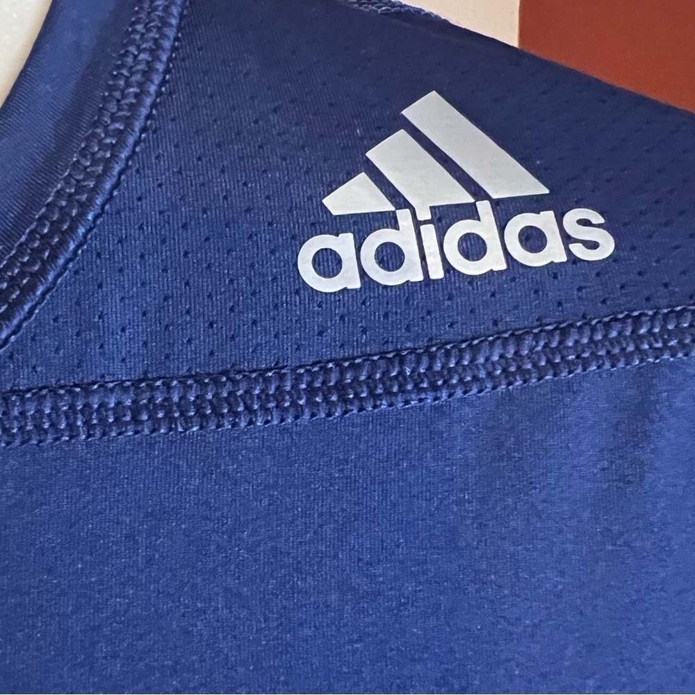 ⭐️Adidas TechFit Navy Blue T-Shirt - Picture 6 of 9
